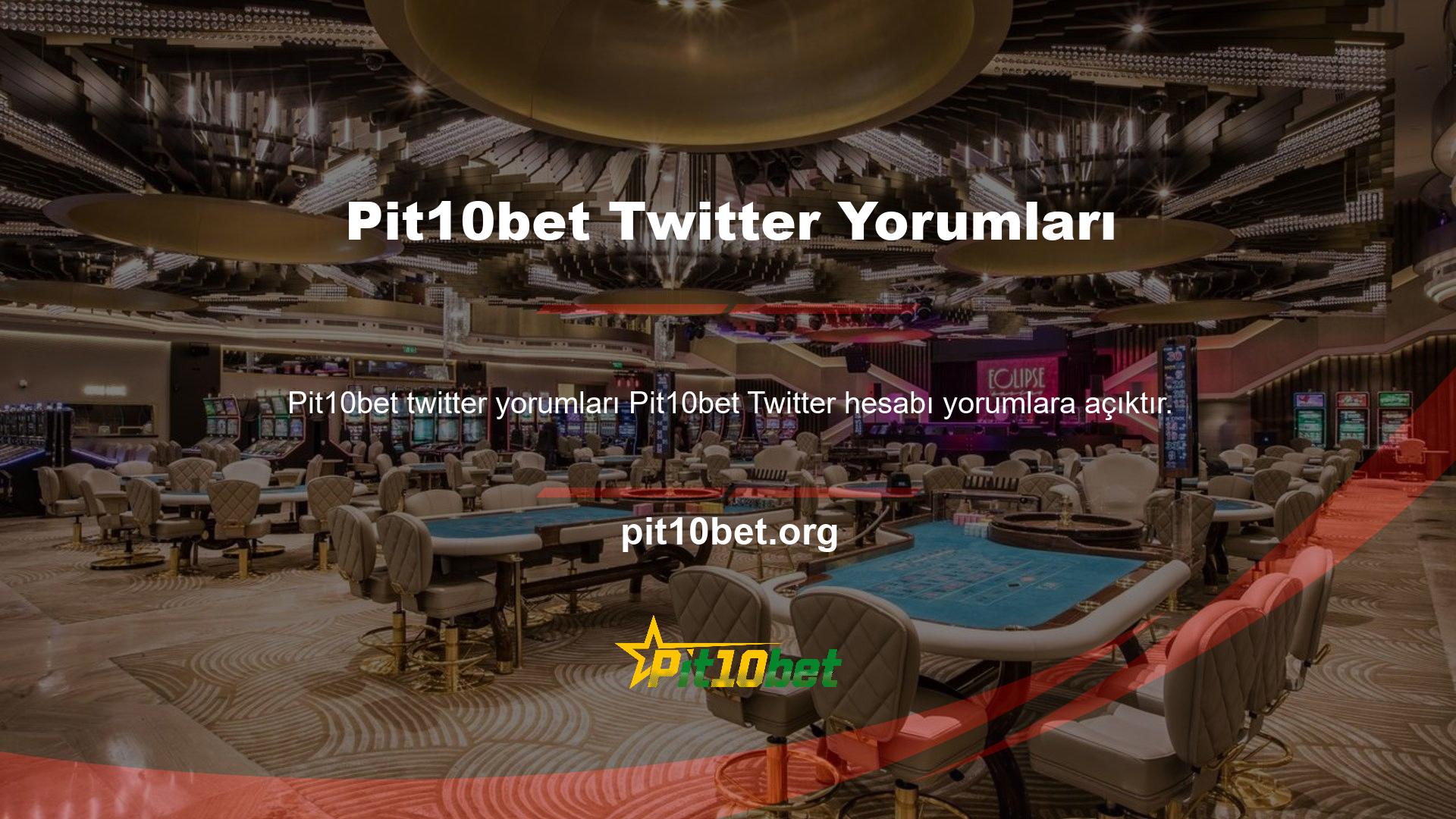 Bahsettiğimiz konuları size verdiğimiz Twitter hesabı olan Pit10bet Twitter'da bulabilirsiniz